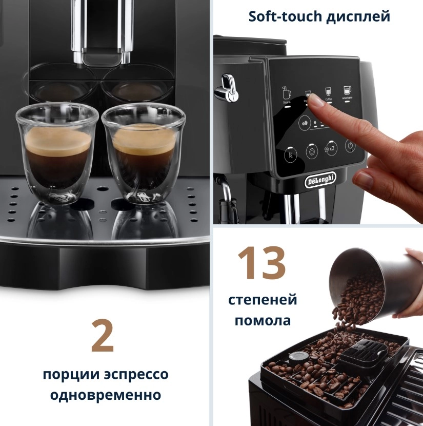 Эспрессо кофемашина Delonghi Magnifica Start ECAM 220.22 GB