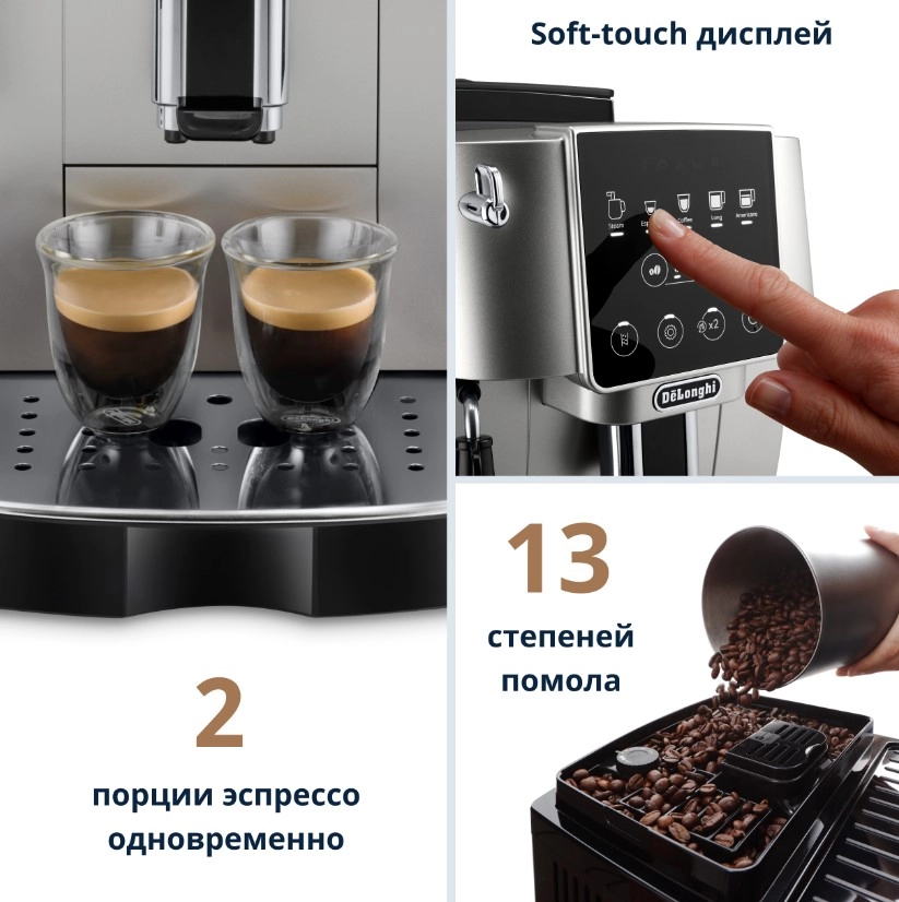 Эспрессо кофемашина Delonghi Magnifica Start ECAM 220.30.SB